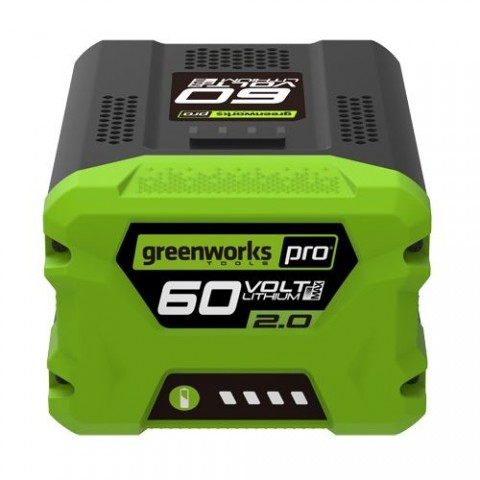 Batteria litio Greenworks 60V 2.0 Ah (G60B2) per macchine da giardino a batteria 60V Greenworks